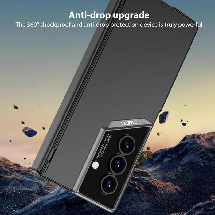 For Samsung Galaxy Z Fold7 5G Integrated Raptor Magnetic Folding Hinge Phone Case