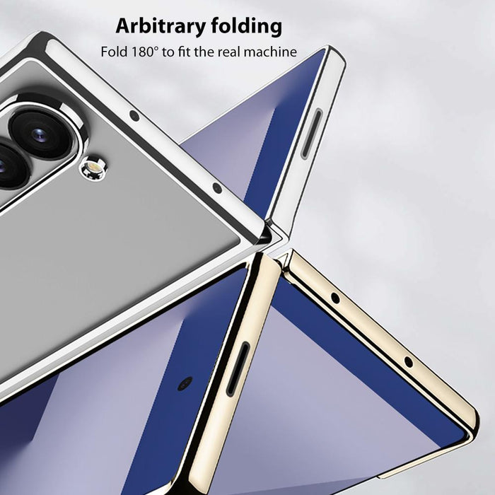 For Samsung Galaxy Z Fold7 5G Phantom Electroplating Folding Full Coverage Phone Case