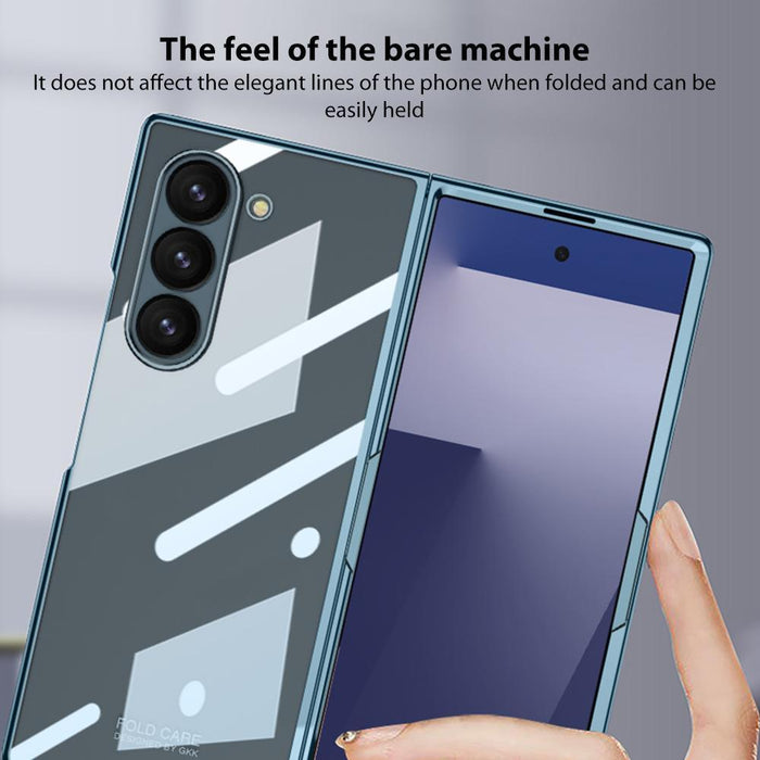 For Samsung Galaxy Z Fold7 5G Phantom Electroplating Folding Full Coverage Phone Case