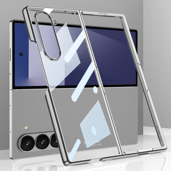 For Samsung Galaxy Z Fold7 5G Phantom Electroplating Folding Full Coverage Phone Case
