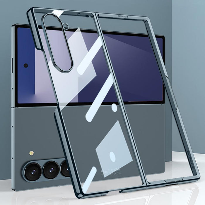 For Samsung Galaxy Z Fold7 5G Phantom Electroplating Folding Full Coverage Phone Case