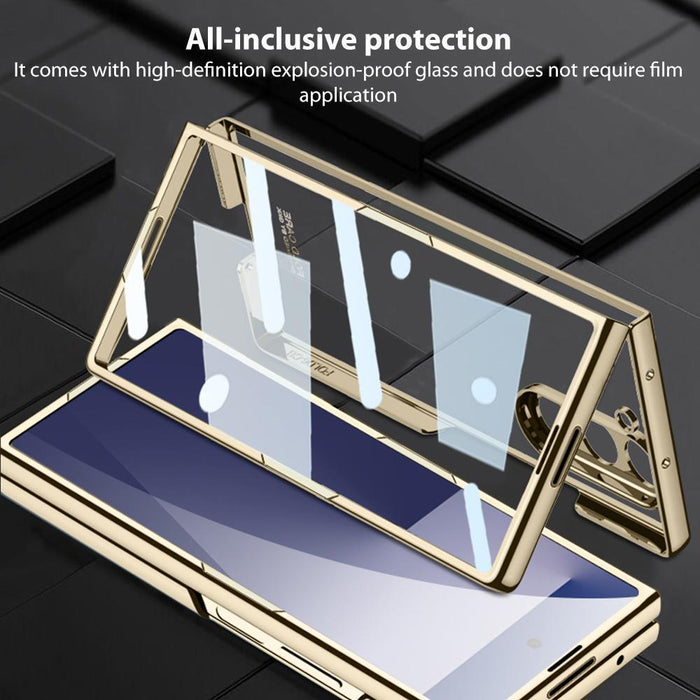 For Samsung Galaxy Z Fold7 5G Integrated Phantom Electroplating Phone Case