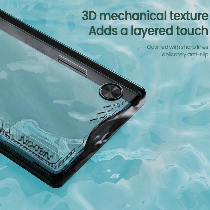 For Samsung Galaxy Z Fold7 5G Ice Sky Prop Series Frame Version Phone Case Black