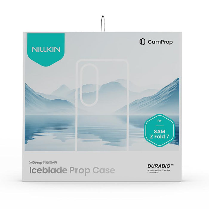 For Samsung Galaxy Z Fold7 5G Ice Sky Prop Series Frame Version Phone Case Black