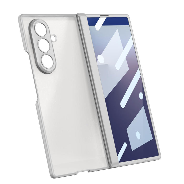 For Samsung Galaxy Z Fold7 5G Integrated Magnetic Folding Hinge Frosted Semi-Transparent Phone Case