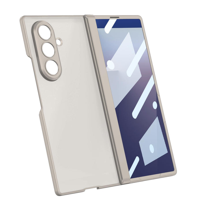For Samsung Galaxy Z Fold7 5G Integrated Magnetic Folding Hinge Frosted Semi-Transparent Phone Case