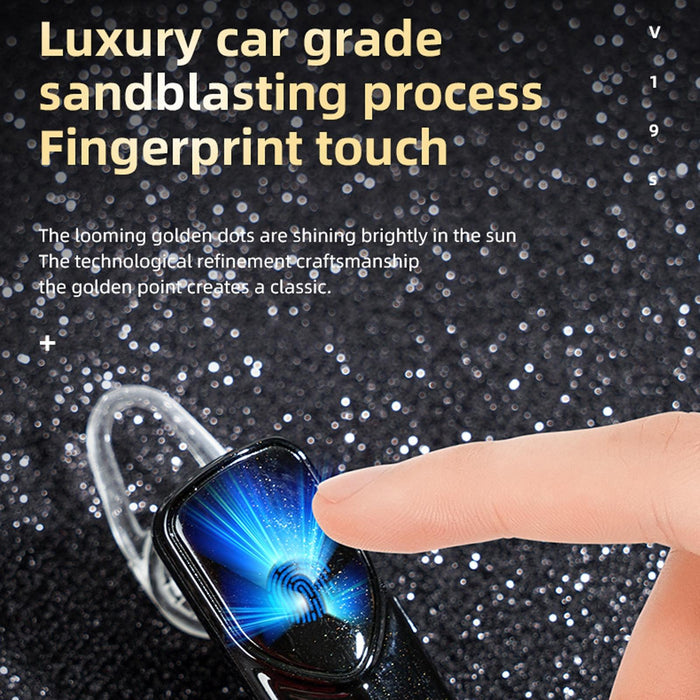 V19S Business Style Fingerprint Touch Bluetooth 5.0 Earphone