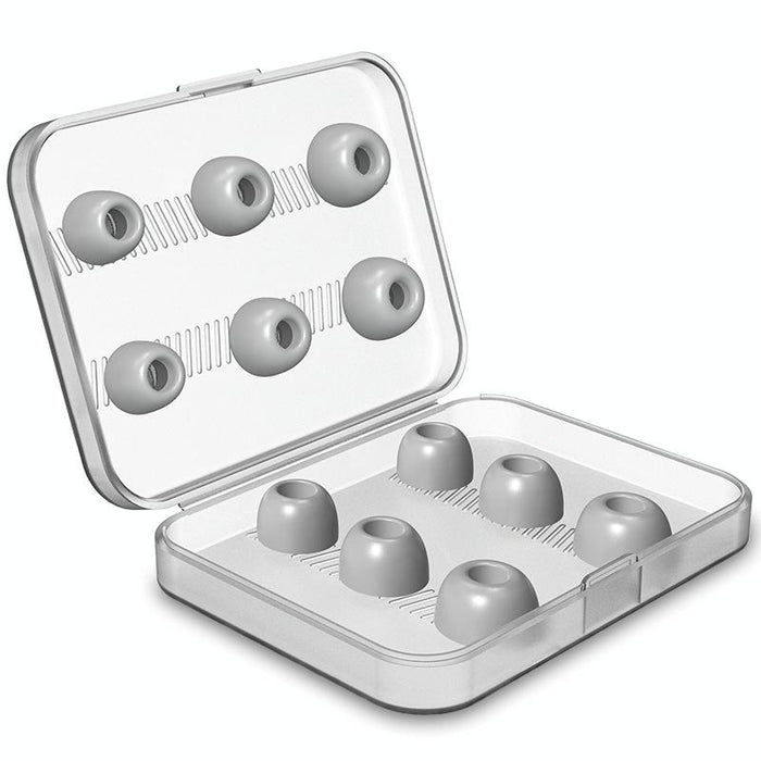 12 Pcs Wireless Earphone Replaceable Memory Foam Ear Cap Earplugs For Airpods Pro With Storage Box