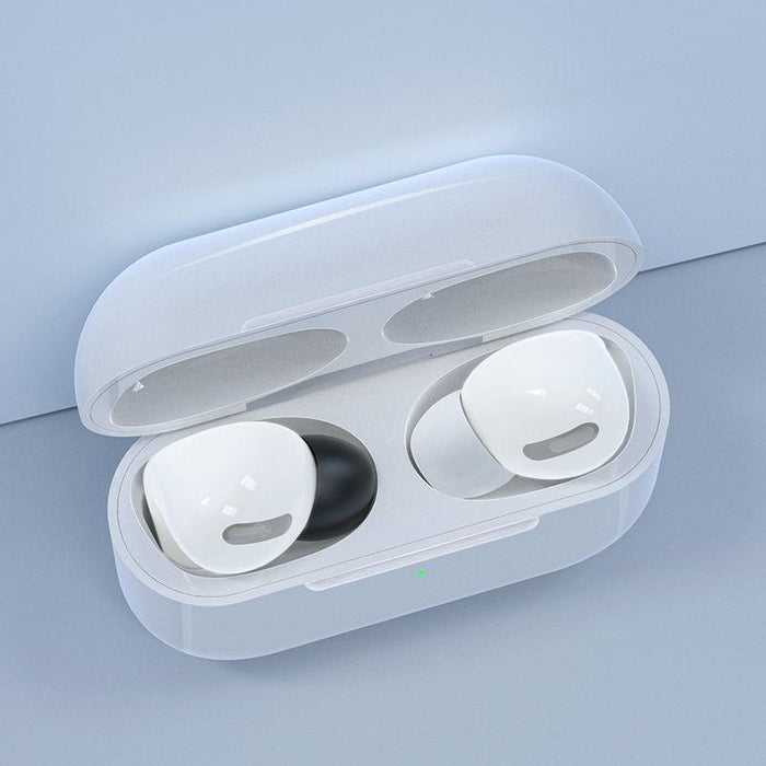 6 Pairs Wireless Earphone Replaceable Silicone Ear Cap Earplugs For Airpods Pro With Storage Box White