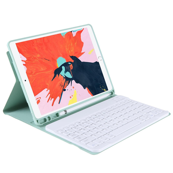 Integrated Ultra-Thin Candy Colour Bluetooth Keyboard Tablet Case For Ipad Air 4 10.9 Inch 2020 With Stand & Pen Slot