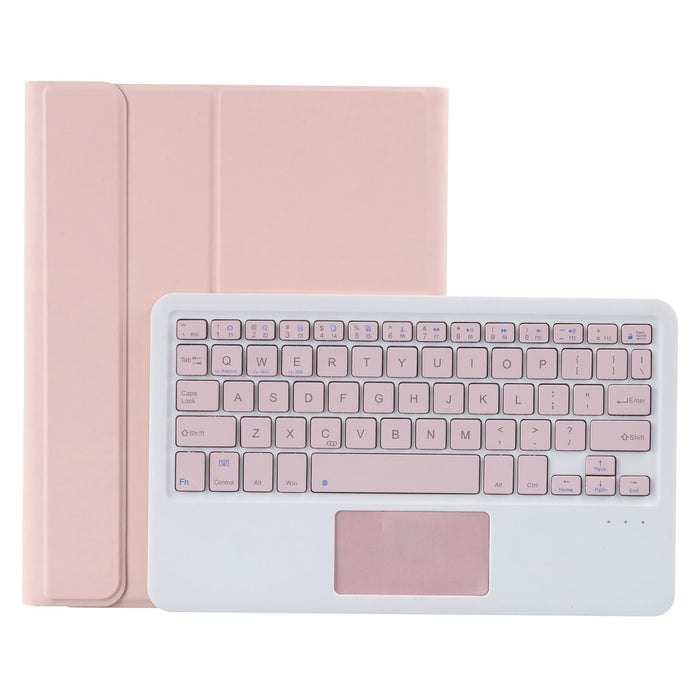 Pressed Skin Texture Tpu Detachable Candy Colour Bluetooth Keyboard Tablet Case For Ipad Air 4 10.9 Inch 2020 With Stand & Pen Slot & Touch