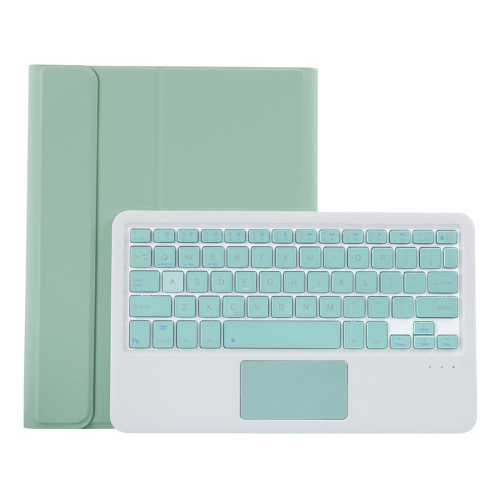 Pressed Skin Texture Tpu Detachable Candy Colour Bluetooth Keyboard Tablet Case For Ipad Air 4 10.9 Inch 2020 With Stand & Pen Slot & Touch