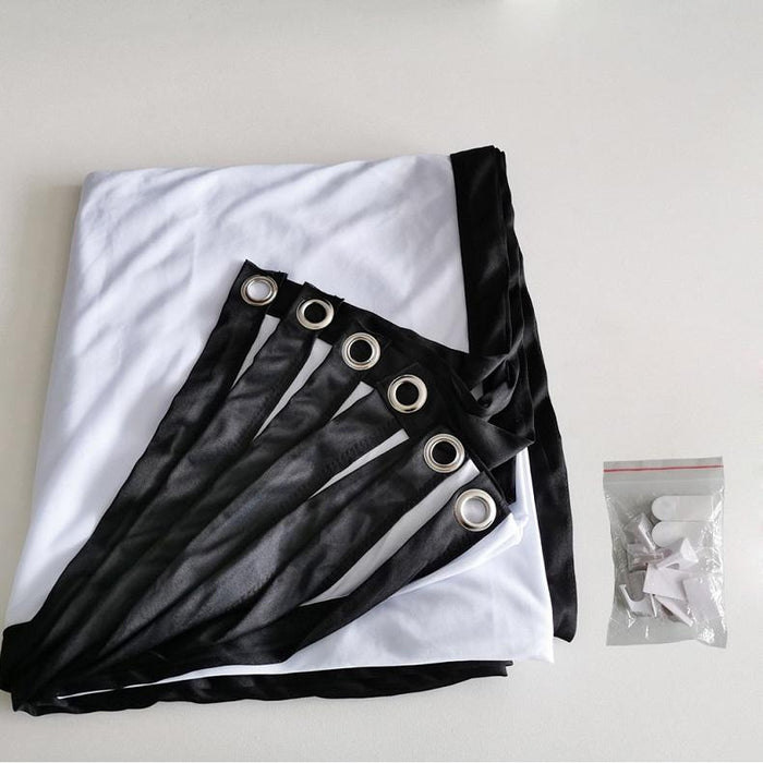 120 16 9 Projector Film Curtain - Thin Polyester Folding