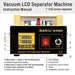 Baku Bk 946d 200w Vacuum Lcd Touch Panel Separator Machine