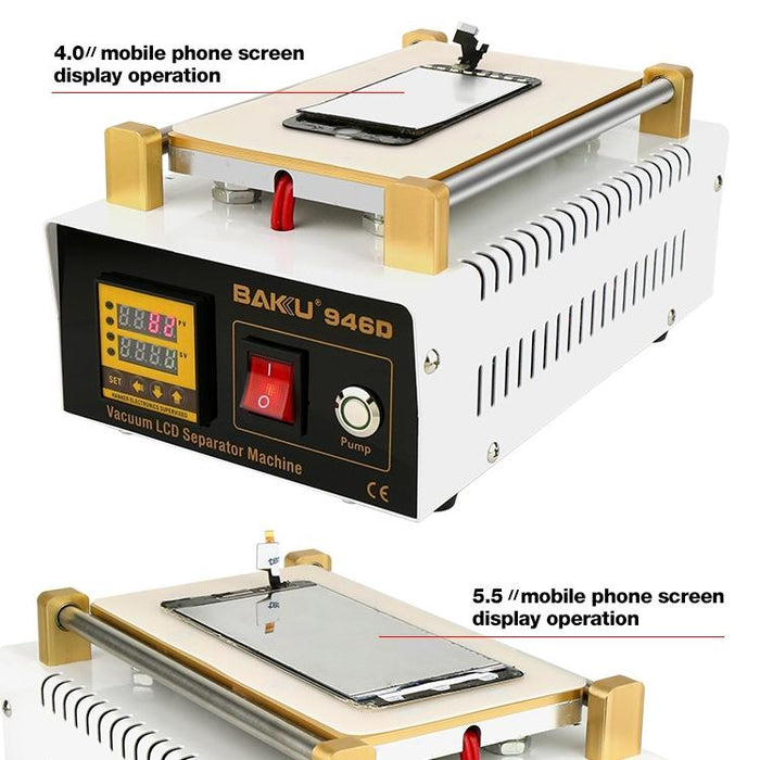 Baku Bk 946d 200w Vacuum Lcd Touch Panel Separator Machine