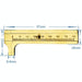 Mini Brass Sliding 80mm Vernier Caliper for Jewelry