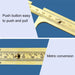 Mini Brass Sliding 80mm Vernier Caliper for Jewelry