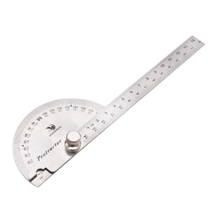 0-180 Degree Stainless Steel Protractor Angle Finder