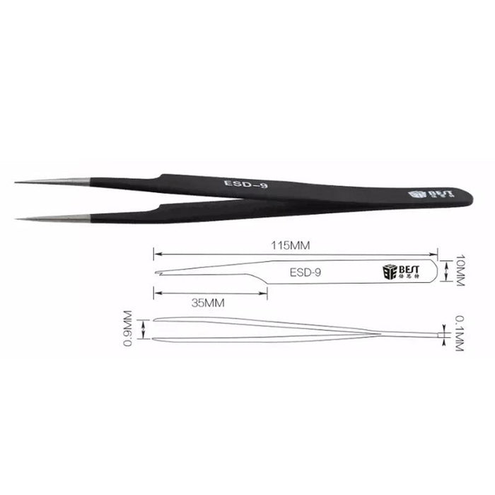 Precision Anti Static Esd Stainless Steel Tweezers Best Bst