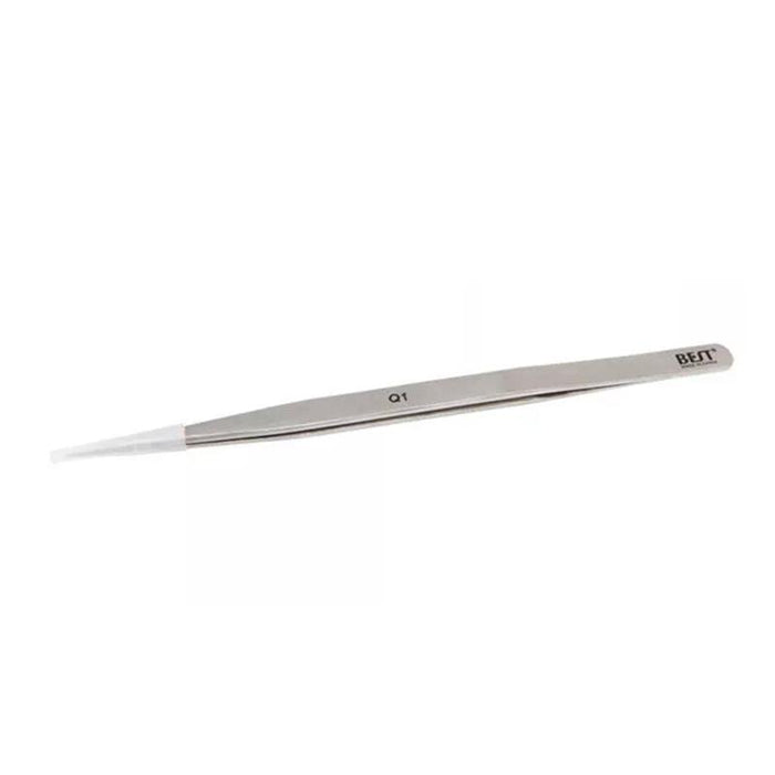 Bst Q1 Brushed Stainless Steel Tweezers