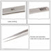 Bst Q1 Brushed Stainless Steel Tweezers