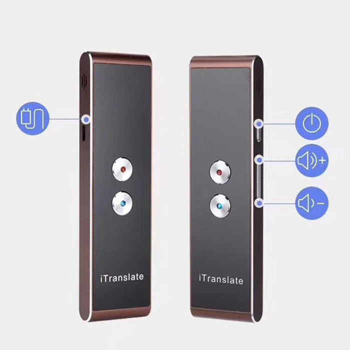 Handheld Pocket Smart Voice Translator Real Time Speech Translation Translator With Dual Mic Support 33 Languages