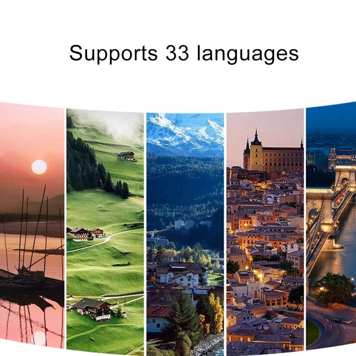 Handheld Pocket Smart Voice Translator Real Time Speech Translation Translator With Dual Mic Support 33 Languages