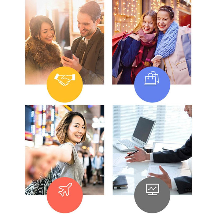 Handheld Pocket Smart Voice Translator Real Time Speech Translation Translator With Dual Mic Support 33 Languages