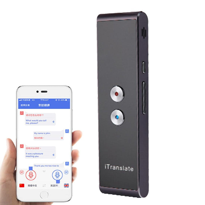 Handheld Pocket Smart Voice Translator Real Time Speech Translation Translator With Dual Mic Support 33 Languages