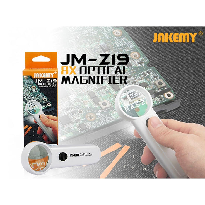 Jakemy Jm Z19 Portable 8x Optical Magnifier With Led Light