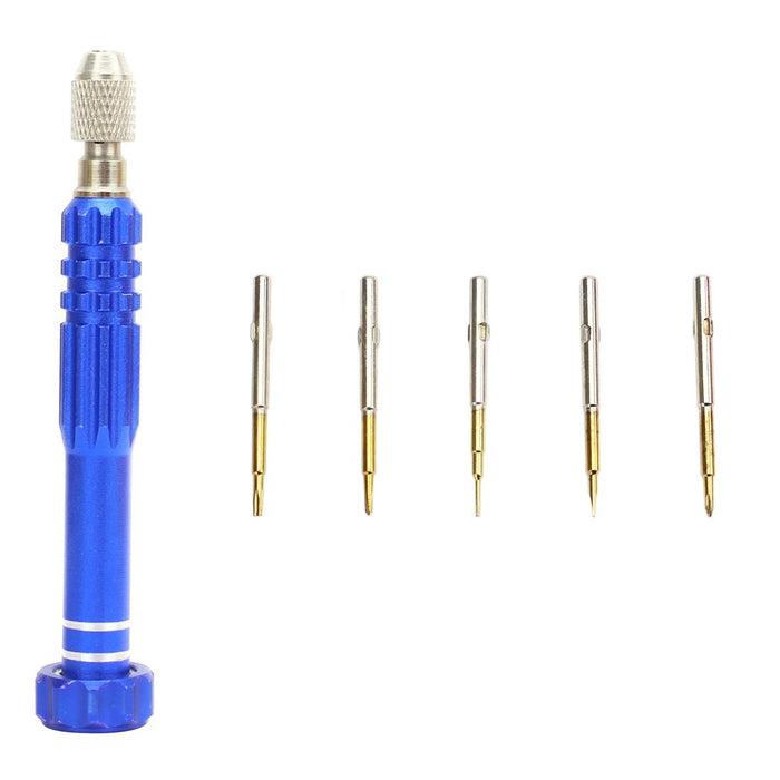 Jf 6688 5 In 1 Metal Multi Purpose Pen Style Screwdriver