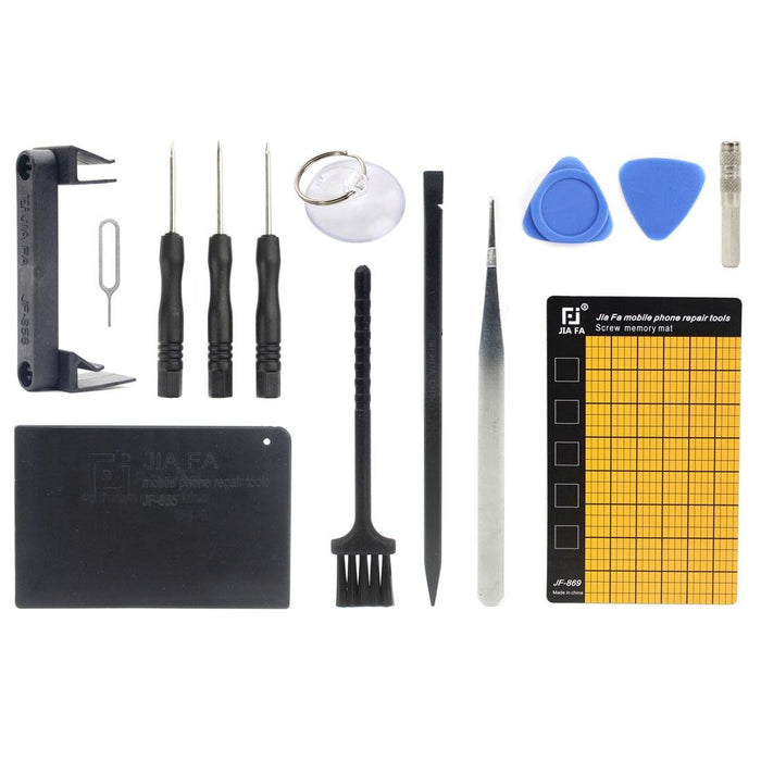 Jf 8147 14 In 1 Metal And Plastic Iphone Repair Tool Kit