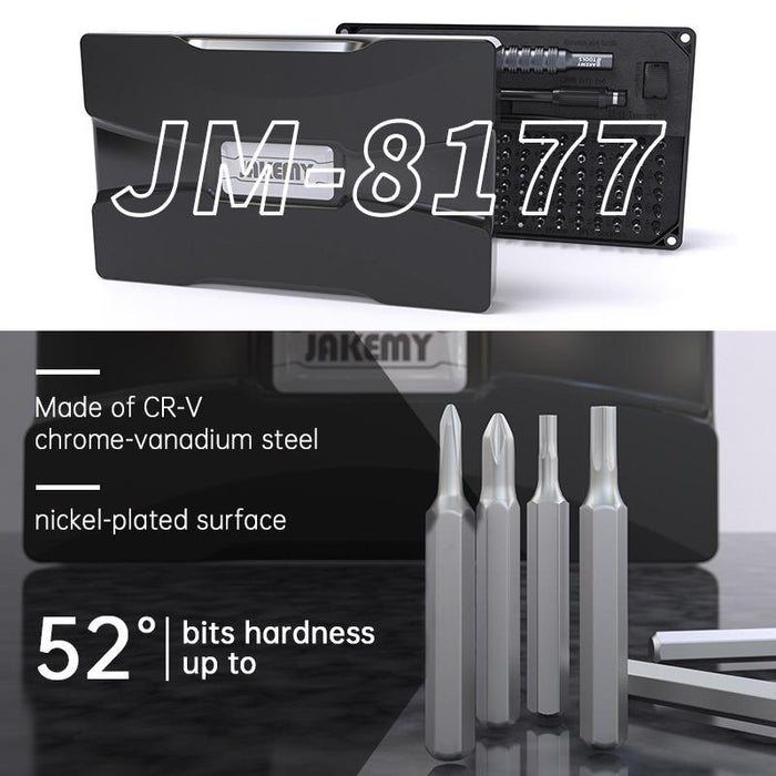 Jakemy Jm 8177 106 In 1 Screwdriver Bit Head Extension Rod