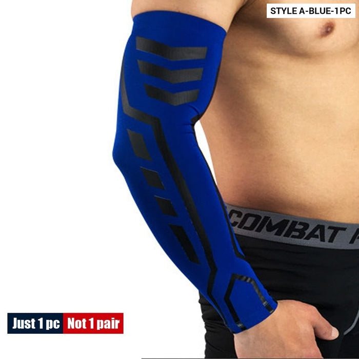 1Pc Cooling Sun Protection Arm Sleeves For Cycling Basketball Football