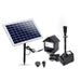 Solar Pond Pump With Battery Kit Led Lights 6.6ft