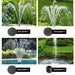 Solar Pond Pump With Battery Kit Led Lights 4ft