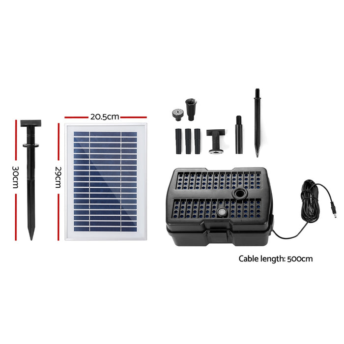 Solar Pond Pump With Filter Box 4.6ft