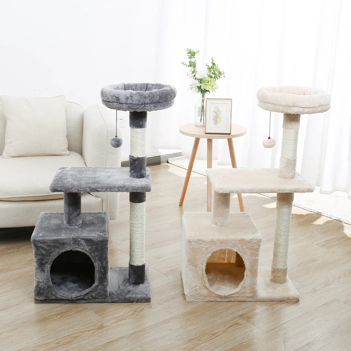 Multi Level Cat Tree Tower Scratching Post