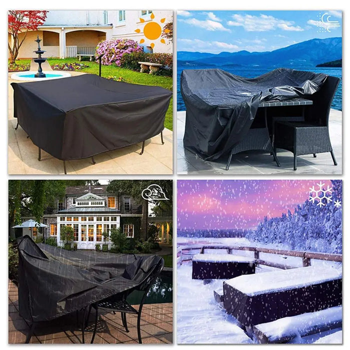 Waterproof Outdoor Patio Garden Furniture Covers Rain Snow Chair Cover for Sofa Table Chair Dust Proof