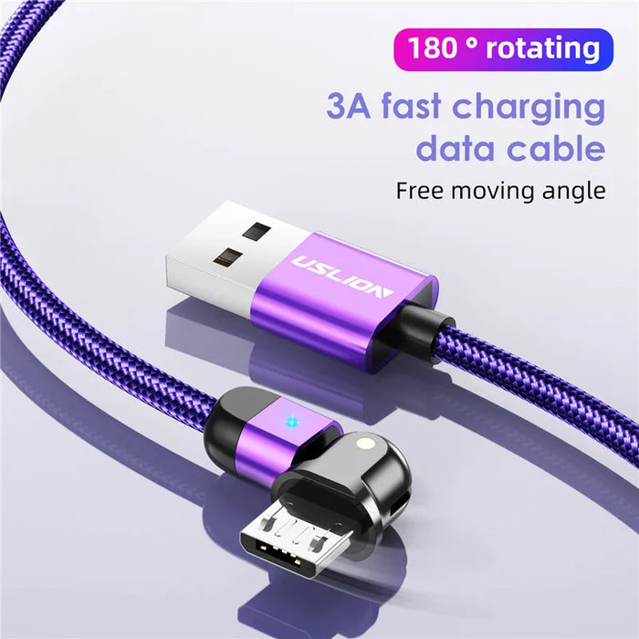 3A Fast Charger Micro Usb Cable For Samsung S7 Xiaomi Redmi Note 5