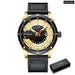 Casual Fashion Leather Chic Luminous Hands Quartz Men’s