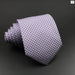 Silk Tie 8.5cm Striped Necktie For Men Grey Pink Blue