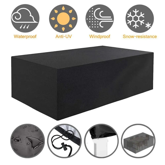 Waterproof Outdoor Patio Garden Furniture Covers Rain Snow Chair Cover for Sofa Table Chair Dust Proof