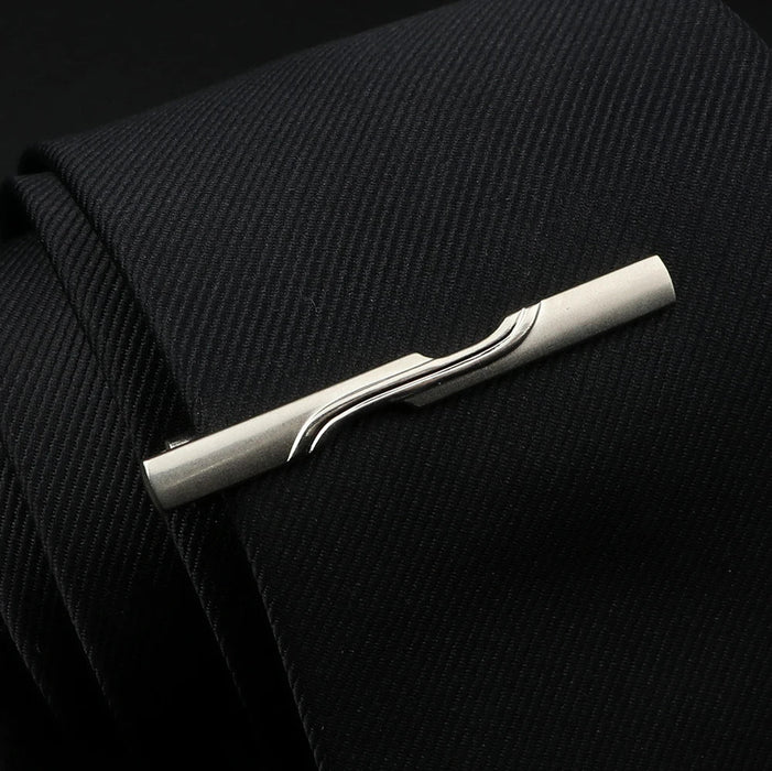 Stainless Steel Tie Clip Sleek And Accessory For Mens Dress Shirts