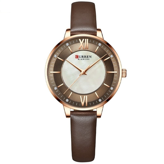 Watches for Women Stylish Luxury Quartz Ladies Clock Elegant Classic Leather Female Wristwatches