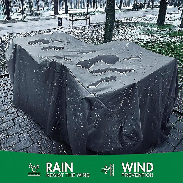 80 Sizes Black Outdoor Patio Garden Furniture Covers Rain Snow Chair covers Sofa Table Chair Dust  Waterproof Proof Cover