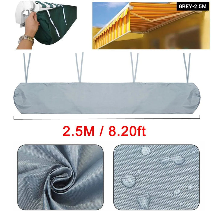 7 Sizes Patio Awning Winter Storage Bag Yard Garden Shelters Rain Weather Cover Protector Sun Canopy