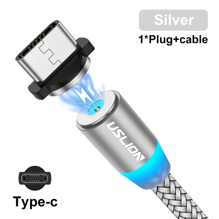 Led Magnetic Usb Cable For Iphone Android