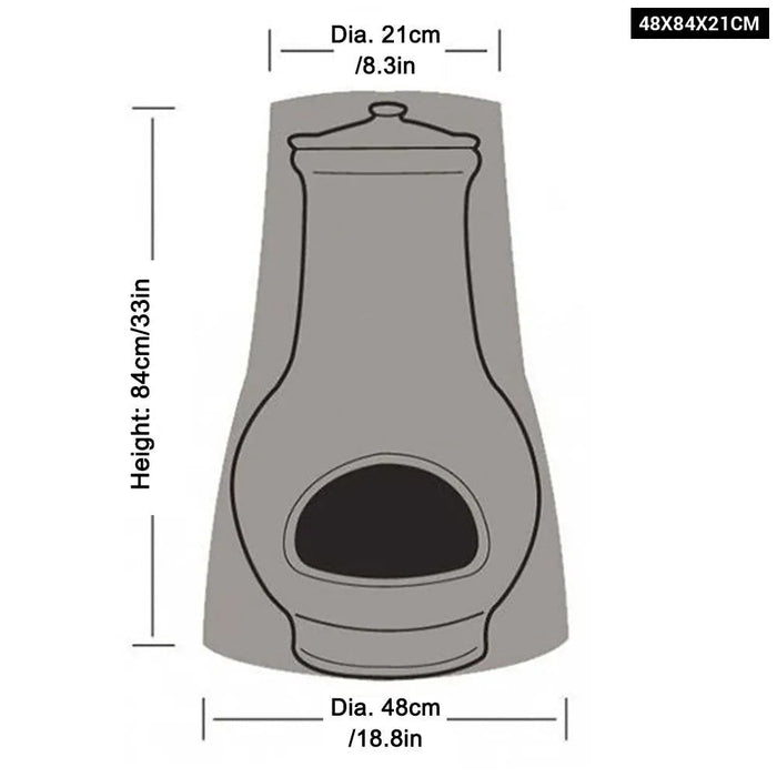 Waterproof Dust Furnace Covers Patio Chiminea Cover Water