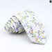 Floral Tie 100% Cotton Skinny Fit Wedding And Party Ready